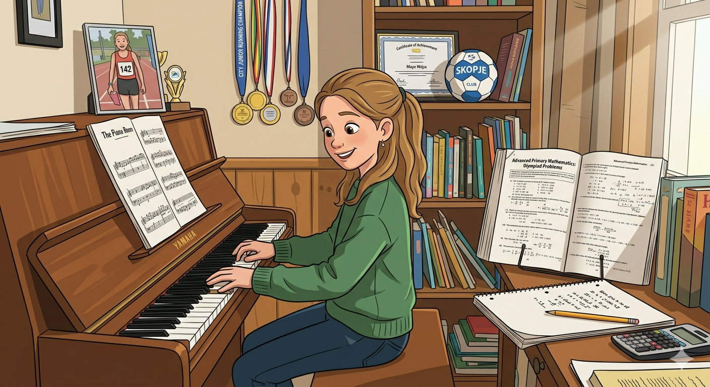 Срна свирачка пијано